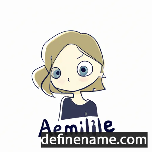 cartoon of the name Amélien