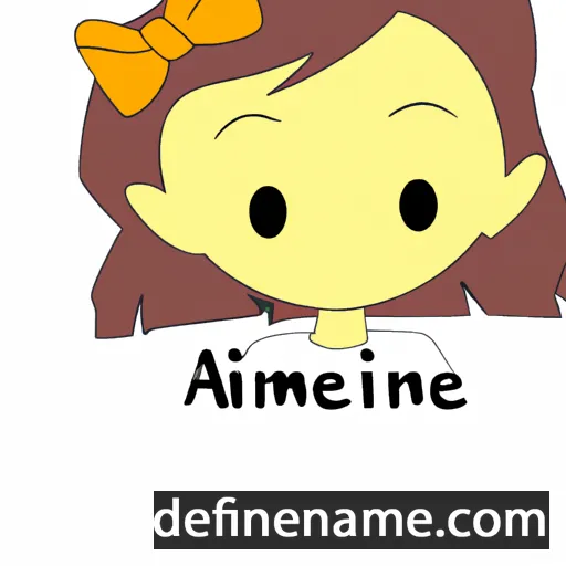 cartoon of the name Améline