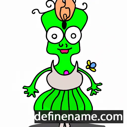 cartoon of the name Ameinodora