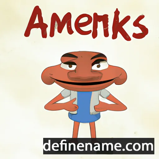 cartoon of the name Ameinokles