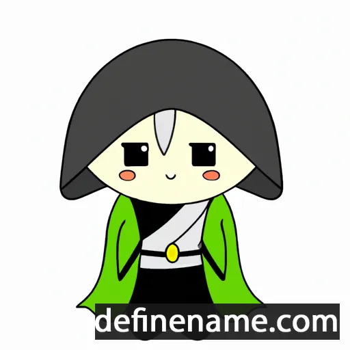 cartoon of the name Amekushin-otome-ōankami