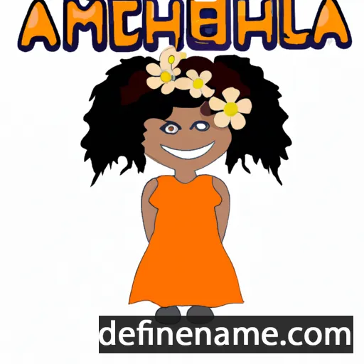 cartoon of the name Amelacha