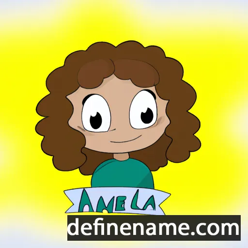 cartoon of the name Amelea