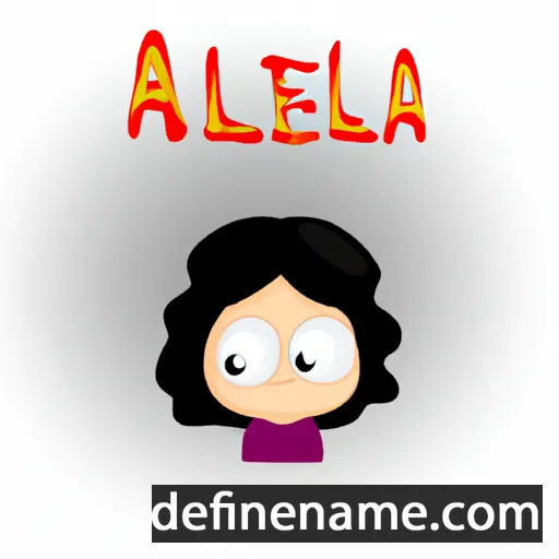 cartoon of the name Amelfa