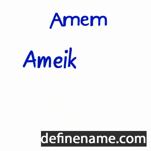 cartoon of the name Amelrik