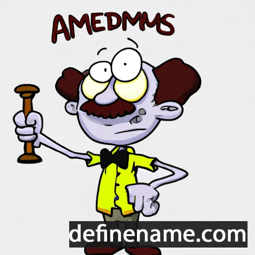 cartoon of the name Amendus