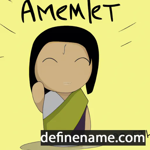 cartoon of the name Amennakht