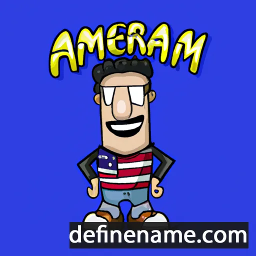 cartoon of the name Ameran