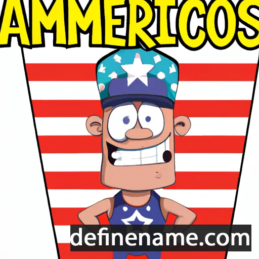 cartoon of the name Amerikos