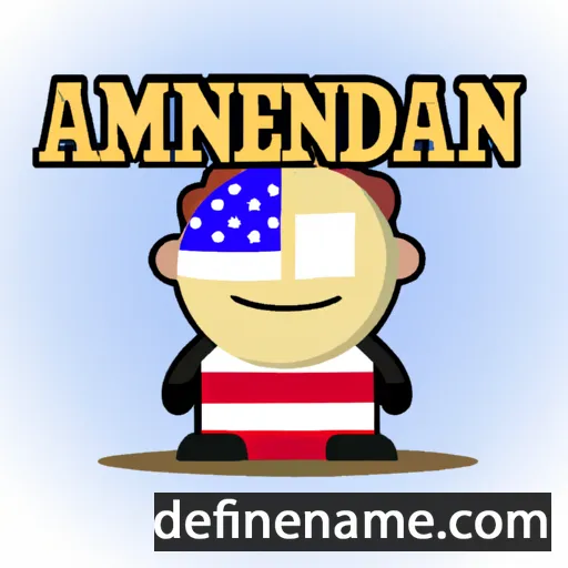 cartoon of the name Amerland