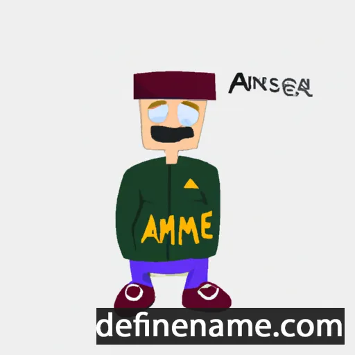 cartoon of the name Amersaĸ