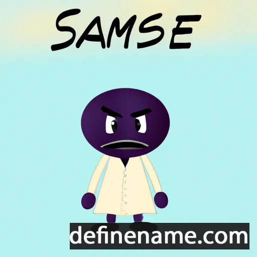 cartoon of the name Amesemi