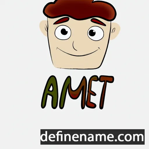 cartoon of the name Amet