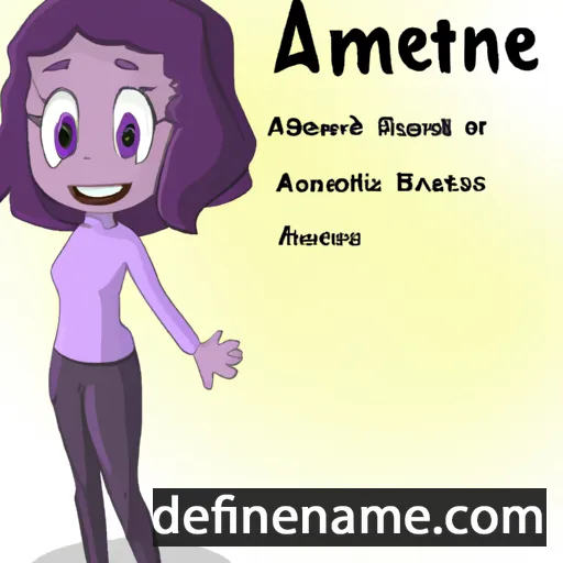 cartoon of the name Ametrine