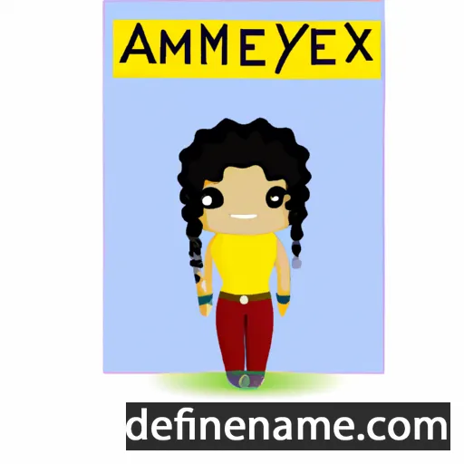 cartoon of the name Ameyalxochitl