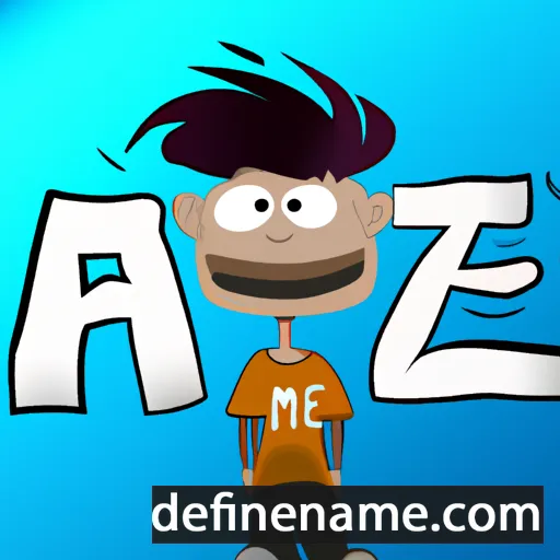 cartoon of the name Amez