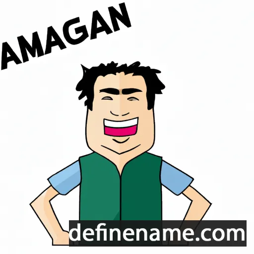 Amgalan cartoon