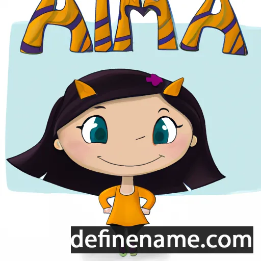 Amíra cartoon