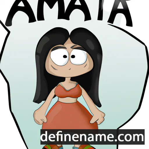 cartoon of the name Amiata