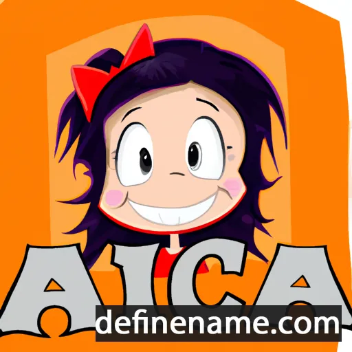 cartoon of the name Amica