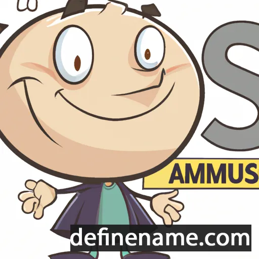 cartoon of the name Amicius