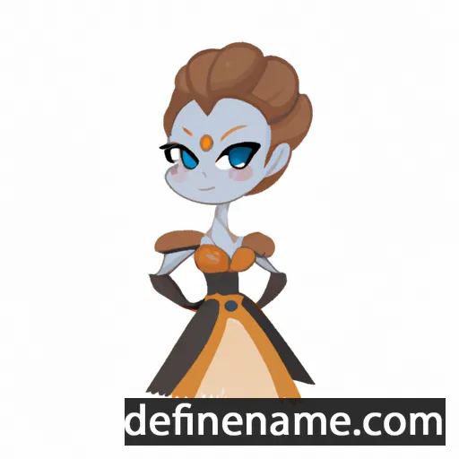 cartoon of the name Amidala