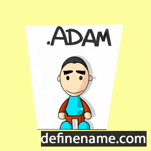 cartoon of the name Amidan