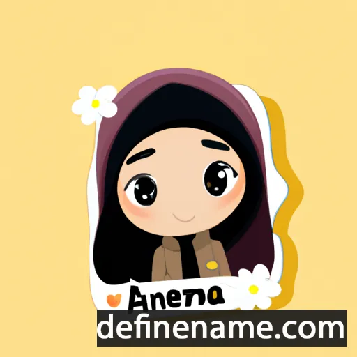 cartoon of the name Amiera