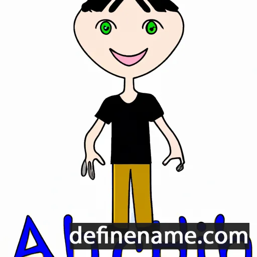 cartoon of the name Amihai