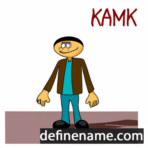 cartoon of the name Amikam