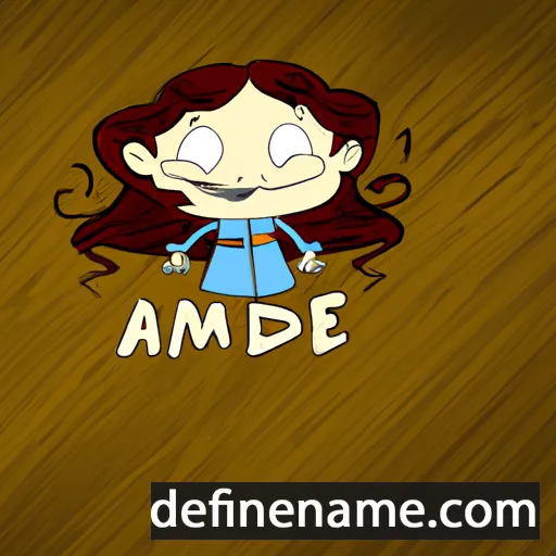 cartoon of the name Amilde