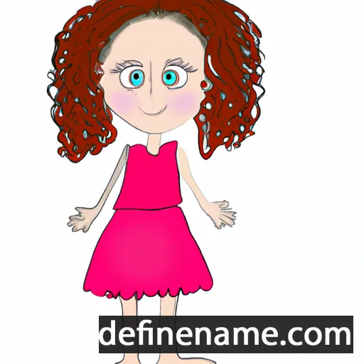 cartoon of the name Amilya