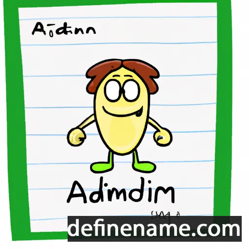 cartoon of the name Aminodin