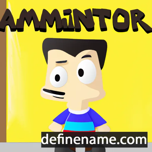 cartoon of the name Amintor