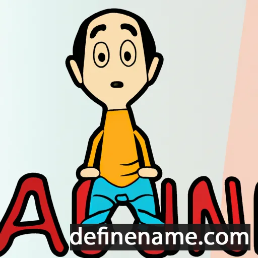 cartoon of the name Aminul