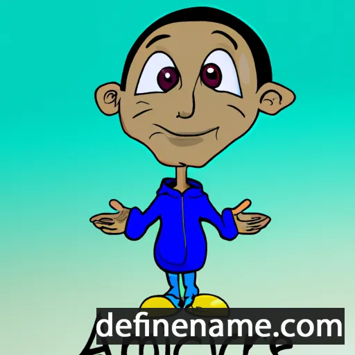 cartoon of the name Amiracle