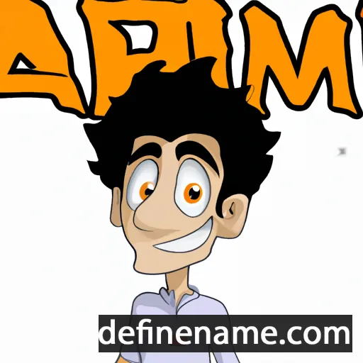 cartoon of the name Amiri