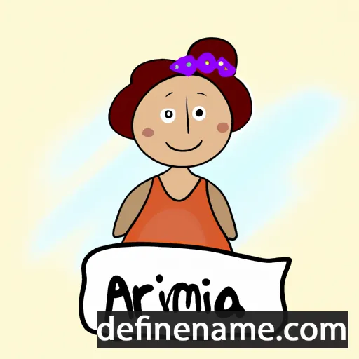 cartoon of the name Amirta