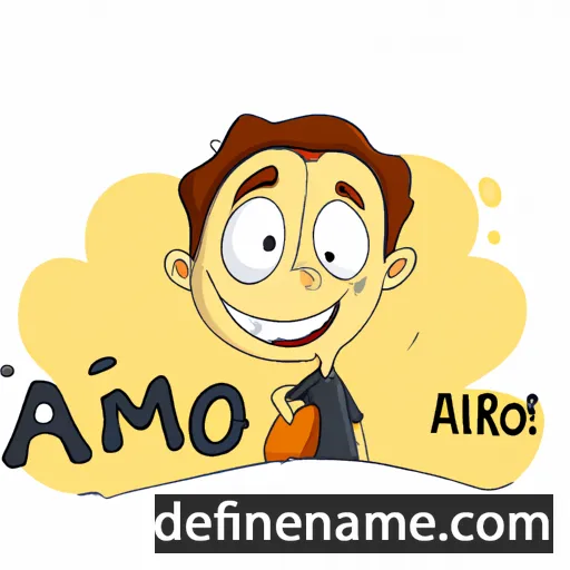 cartoon of the name Amirto