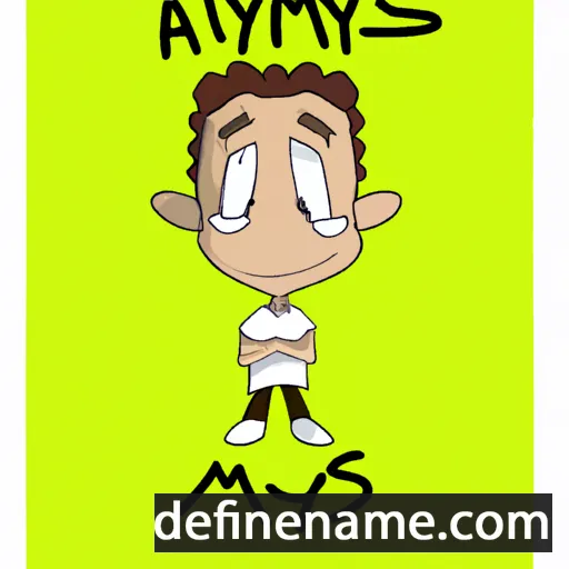 cartoon of the name Amirys