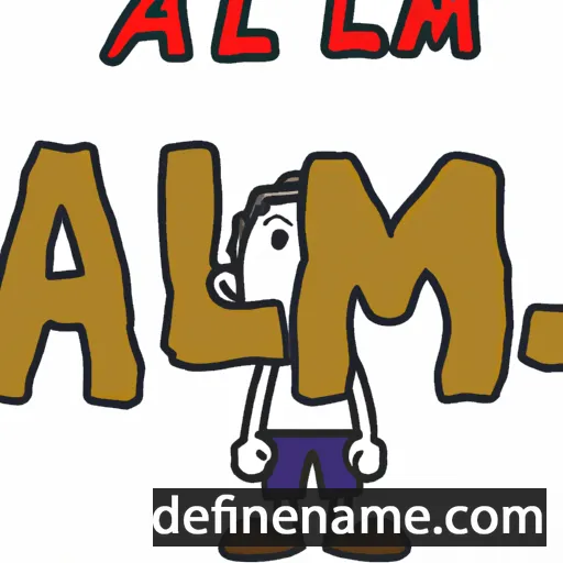 cartoon of the name Aml