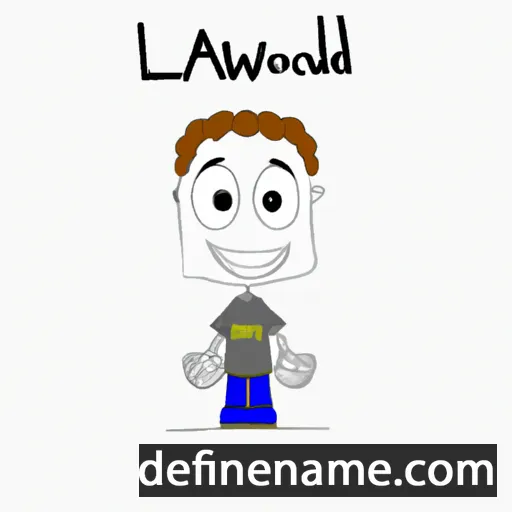 cartoon of the name Amlawdd