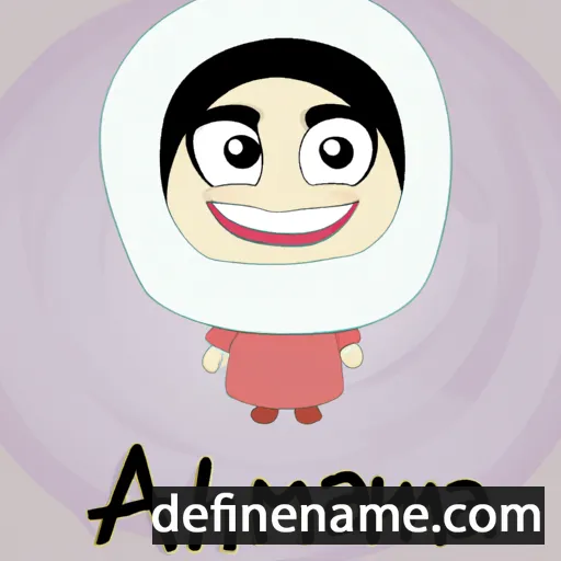 cartoon of the name Ammah