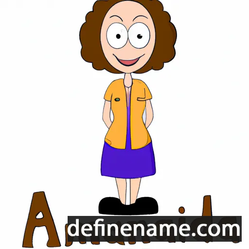 cartoon of the name Ammanda