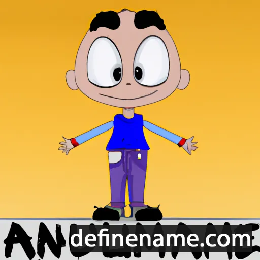 cartoon of the name Ammanuel