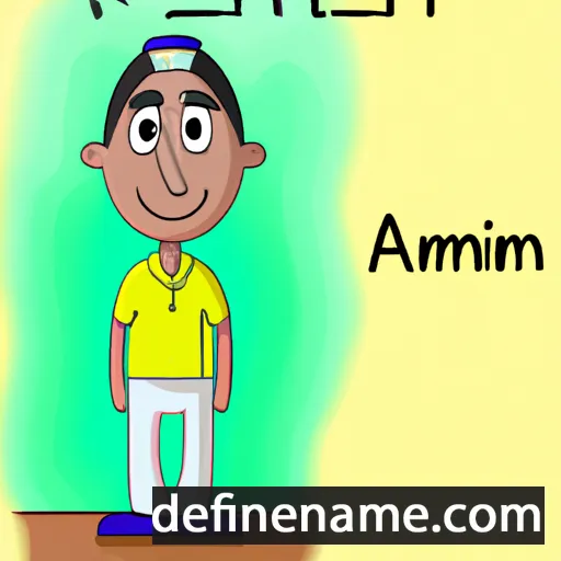 cartoon of the name Ammarin