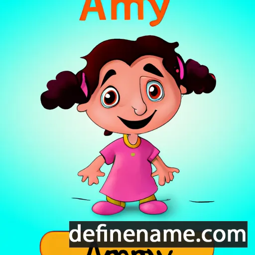 cartoon of the name Ammay