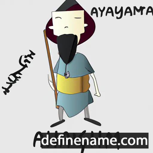 cartoon of the name Ammenguyyah