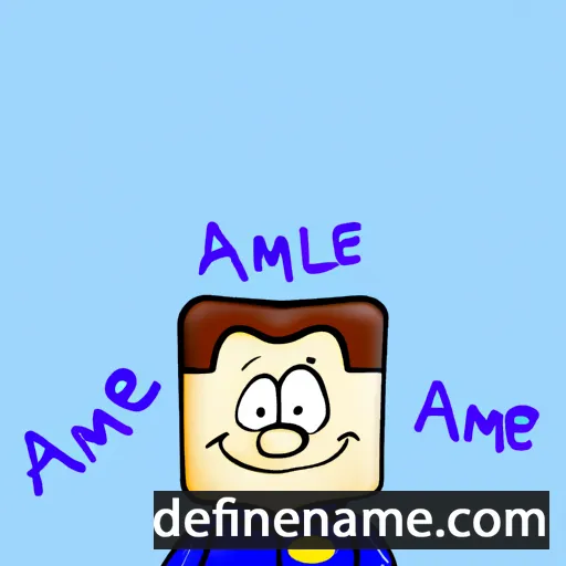 cartoon of the name Ammiël