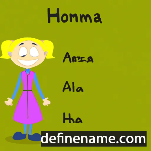 cartoon of the name Ammonia